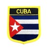 Cuba Cuban Flag Iron On Embroidered Fabric Sew On Patch
