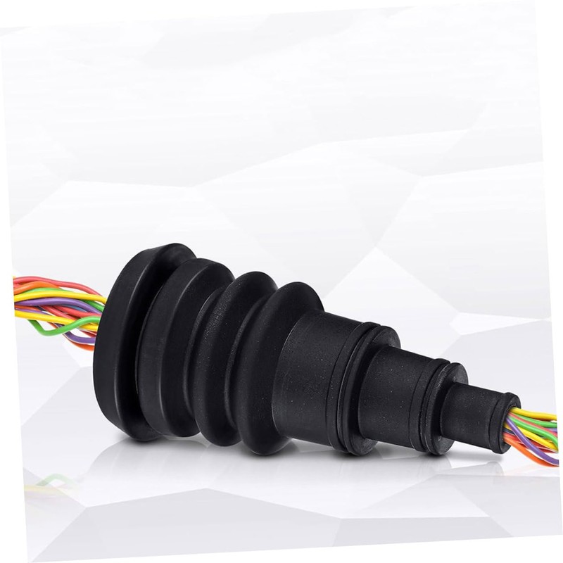 KONTONTY Rubber Grommet Auto Wire Loom Wire Harness Protective Cover