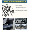 UBOG Plastic Rivets,Car Accessories 1/4" Hole Plastic Rivet,Fender Liner Bumper
