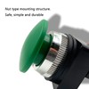 AC 250V 6A 1NO 1NC DPST Momentary Mushroom Head Push