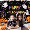 Happy Halloween Backdrop 7x5ft Spooky Ghost Kids Party Photo Banner
