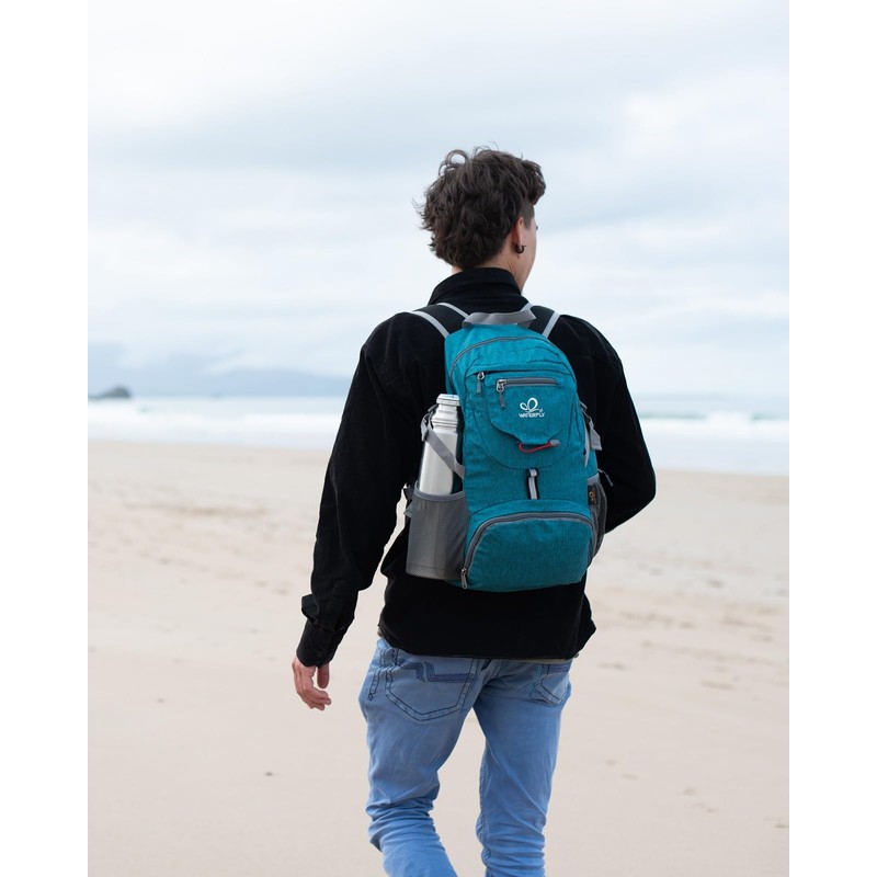 WATERFLY Small Lightweight Packable Backpack: 20l Ultra Light Foldable Travel
