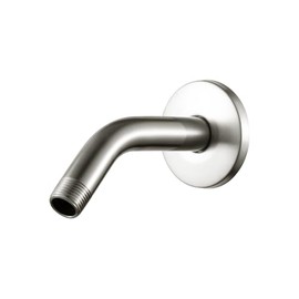 OFFO Brazo y Chapetón, 6 Pulgadas de Acero Inoxidable Brazo para Regadera, Tubo para Regadera de Baño Brazo de Reemplazo Montaje en Pared para Cabezal