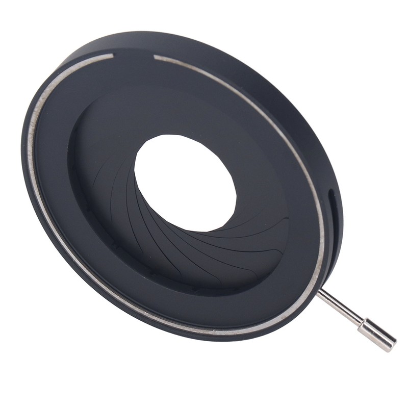 Adjustable Iris Aperture Diaphragm 2‑50mm Microscope Iris Adapter Aperture Adjustable