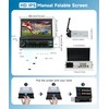 1 DIN CarPlay Car Stereo Flip Out 7-Inch Retractable Touch