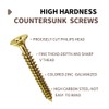 TOPYWMSP 4x50mm Wood Screws,Flat Head Screws for Wood, Zinc Galvanized,Multi