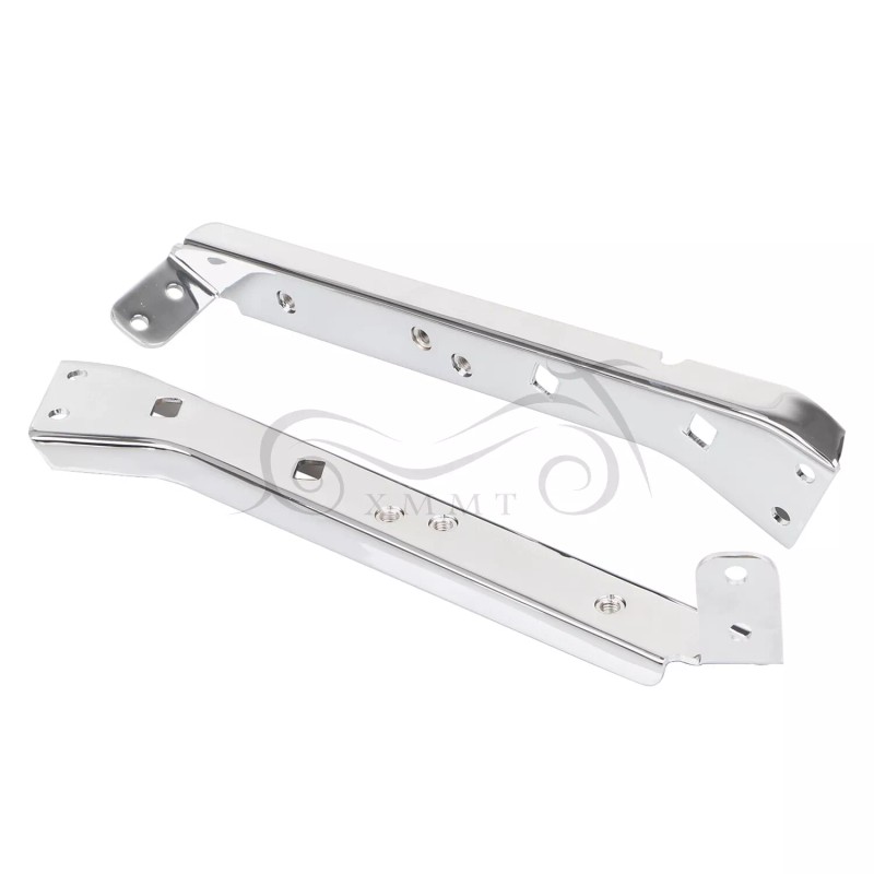 Unbranded Left Right Saddlebag Rail Support Brackets For Harley Electra