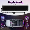 Vanesa Led Eyes for Car Windshield 4.7x23.4 Inch, Flexible Led