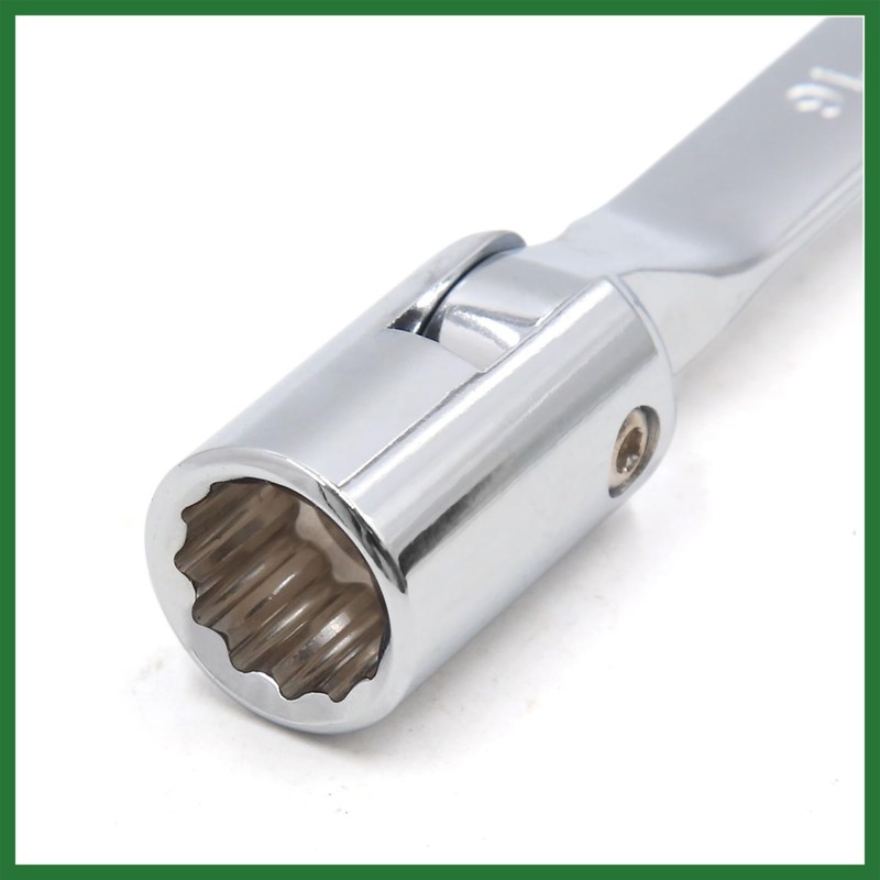Motoforti 16mm Swivel Head Combination Socket Spanner Wrench Auto Car