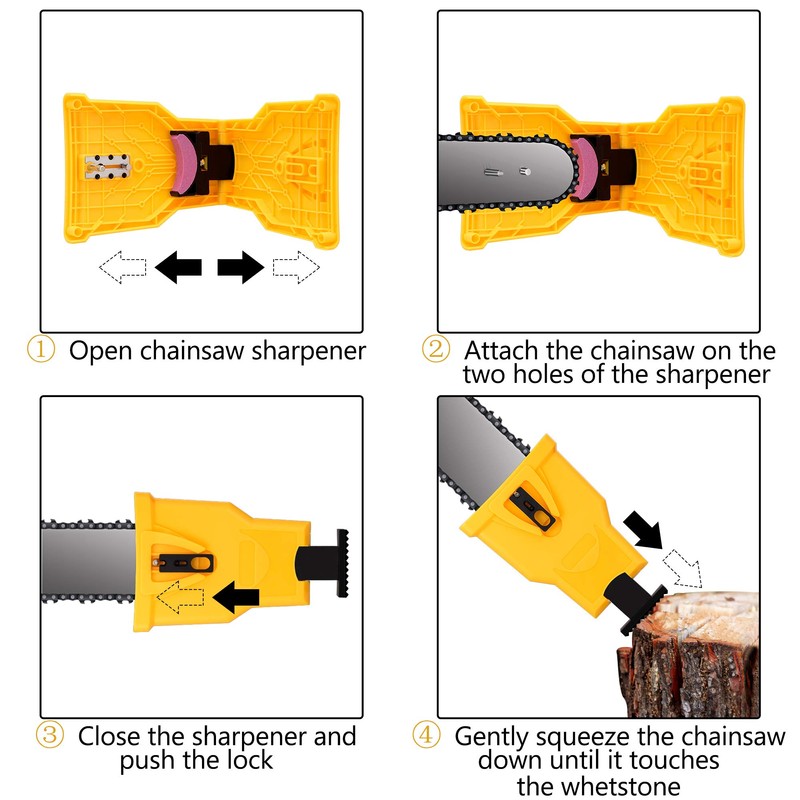 Chainsaw Sharpener Universal Chain Saw Blade Sharpener Fast Sharpening Stone