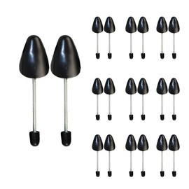 10 Pairs Practical Spring Length Shoe Tree Stretcher Boot Holder Shaper Support (Spring Black Women)