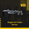 WDB - Door Bolt - Door Lock 220 mm -