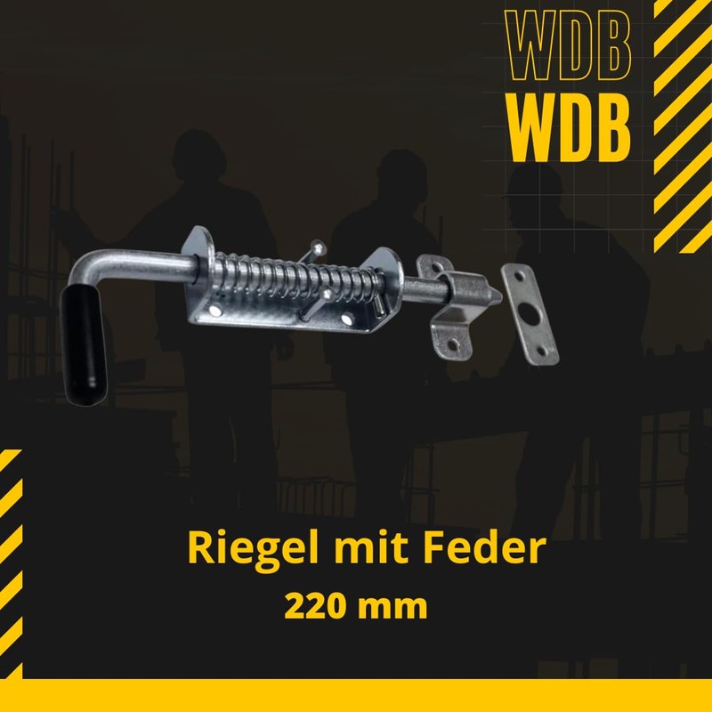 WDB - Door Bolt - Door Lock 220 mm -