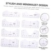 SHINEOFI 8Pcs Shirt Ruler Guide Precise Neck Measurement for DIY