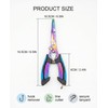 BCHKO Slimatore Pesca 1 Pz, 16.5 cm, Finitura Titanio Blu