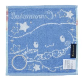 Marushin 3725007900 Mini Towel, Sanrio Cinnamon Roll, Yumekira Cinnamon, 100% Cotton, Antibacterial and Odor Resistant, Present, Gift