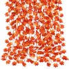 12 Pack Autumn Fall Leaf Garland, 84ft Hanging Fall Vines