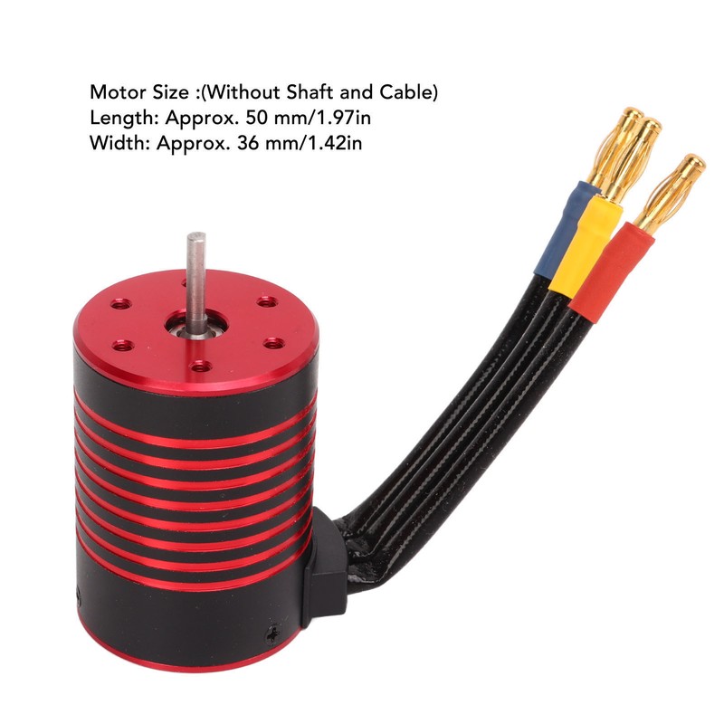 Brushless Motor Professional High Torsion Waterproof 3650 RC Brushless Motor