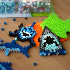 Perler Bead 'Shark' Fuse Bead Activity Kit for Kids Crafts, 2004 pcs , Sharks , Small