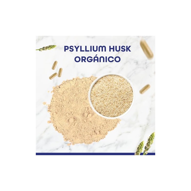 BULK SUPERFOODS Psyllium Husk 100 Natural Suplemento Alimenticio
