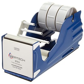 Bertech General-Purpose Tape Dispenser, 3 Inch Wide, Blue
