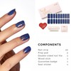 NAILOG Gel Nail Seal Curing Type (20 Pieces), Long Lasting,
