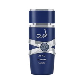 Lattafa Asad Zanzibar Unisex Eau de Parfum Spray – 3.4 oz Luxury Fragrance with Exotic, Woody, Spicy & Amber Notes, Long-Lasting Scent for Men & Women