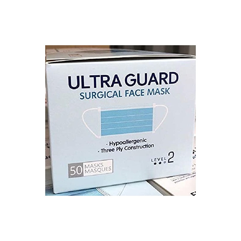 Surgical Masks, 50 Pieces, Medical Use, Breathable, High Performance, Non-Woven