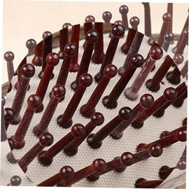 Beavorty Afro Comb for Men Styling Comb Wooden Frame and Massage Hair Care Accessory for Home Use