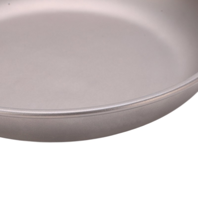 Pure Titanium Saucer Dishes Outdoor Tableware Camping Hiking Plates Cutlery