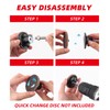 LUCKUT 2 Inch Disc Pad Holder with ¼” Shank, Die