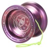 2pcs Competitive Yoyo Aluminum Alloy Yoyo Ball with Strings and