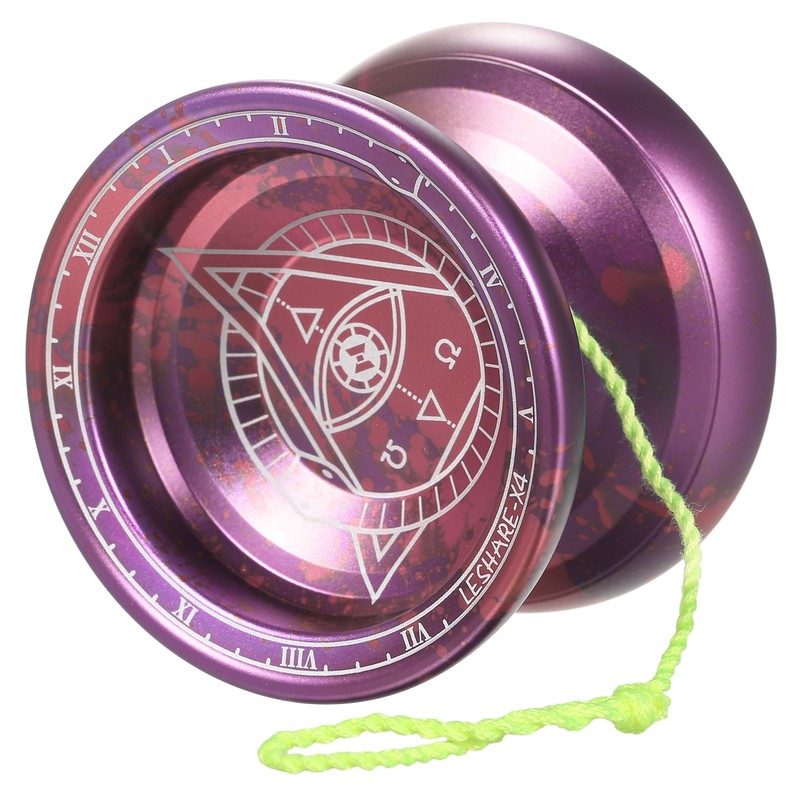 2pcs Competitive Yoyo Aluminum Alloy Yoyo Ball with Strings and