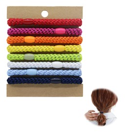 tiyiyok Haargummis Mädchen, Haargummis 8 Stück, Kleine Und Bunte Haarbänder mit Stylischem Design für Frauen, Mädchen Und Kinder mit feinem Haar, Grobem Haar, Mittlerem Oder Langem Haar