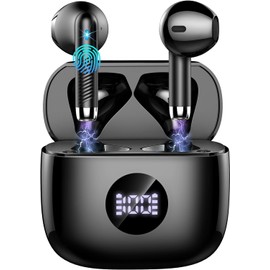 Bluetooth Kopfhörer Bluetooth 5.4, Kopfhörer in Ear mit 4 ENC Geräuschunterdrückung Mic, kabellose Kopfhörer 40 Stunden Wiedergabe, Wireless HiFi Stereo IP7 Wasserdicht für iOS & Android