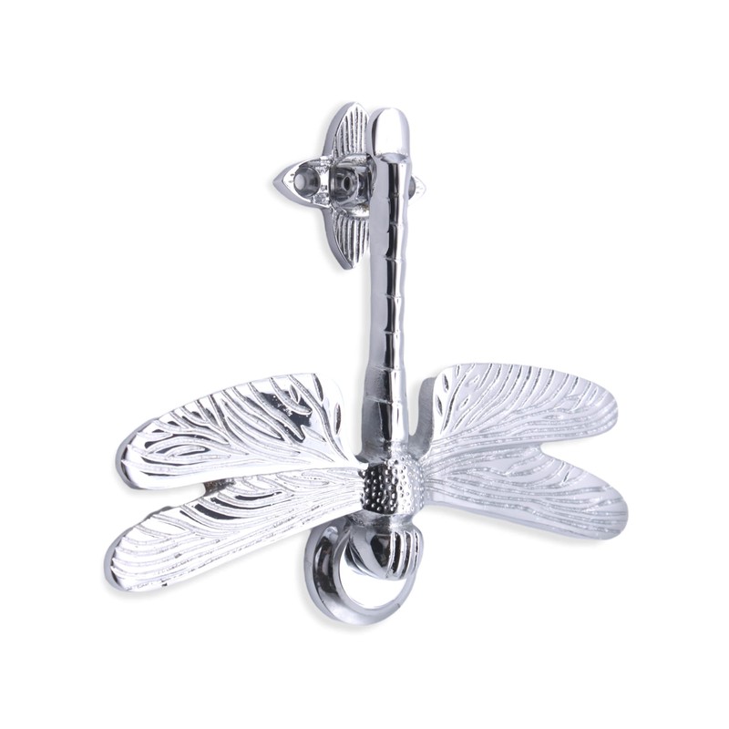 Dragonfly Front Door Knockers - Solid Brass - Various Finishes
