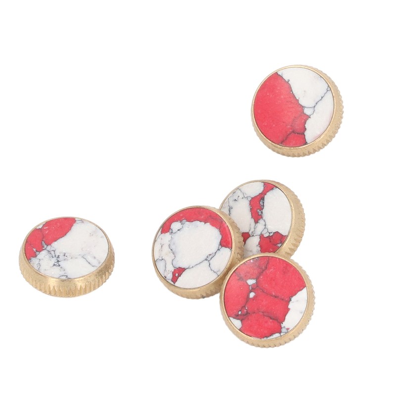 5Pcs Trumpet Finger Buttons Valve Caps Cover Replacement Maintenance Accessories