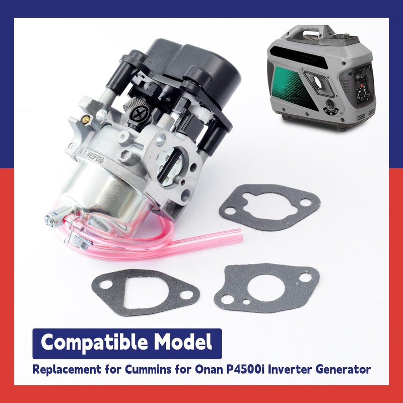 Dusledel Carburetor Assembly Replacement for Cummins for Onan P4500i Inverter