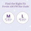 Forsite AM PM Briefs Printed Adult Diapers, Lavender + Stars,