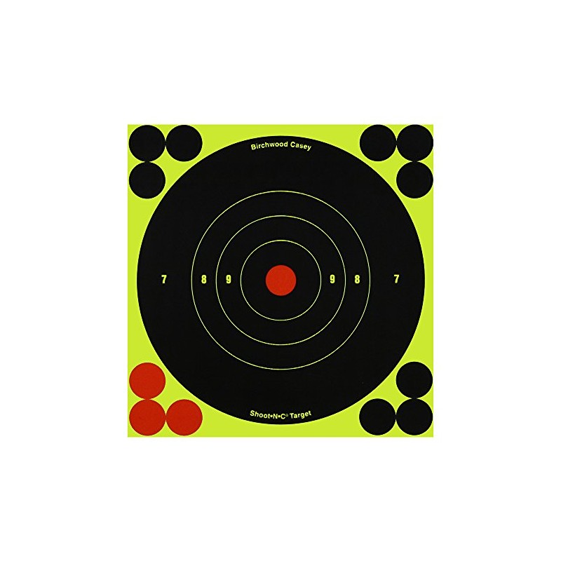 Birchwood Casey SHOOT-N-C 6-Inch Round Target (60 Sheet Pack)