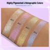 Wugbc Pink Highlighter Makeup Face Glitter Eyeshadow, Diamond iluminadores de