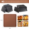 6 Pcs Silicone Dehydrator Sheets with Edge for 14" x