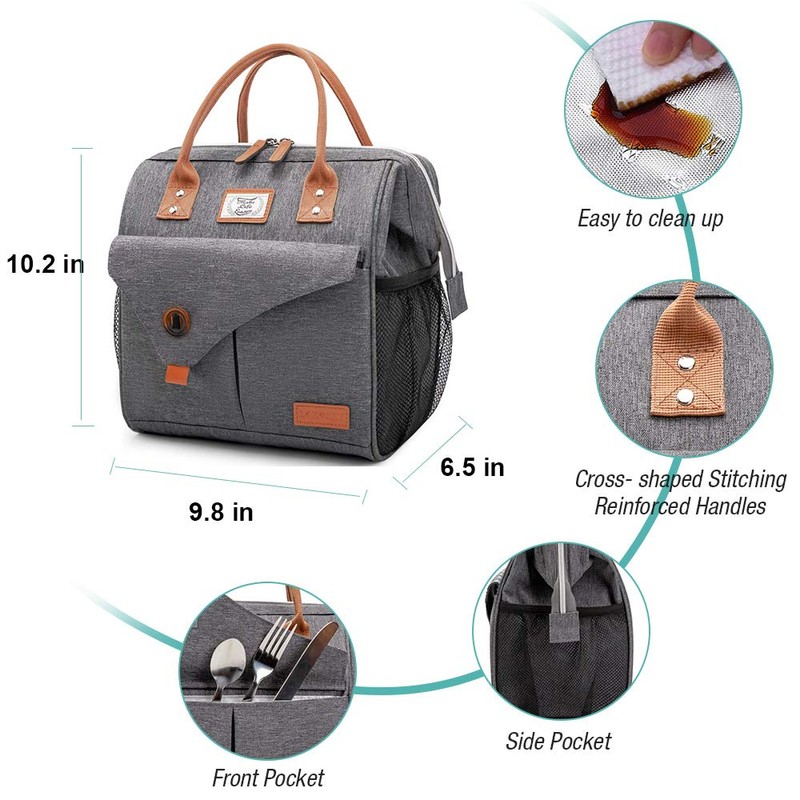 Lekesky Lunch Bag Women Insulated Lunch Box for Adults Work,