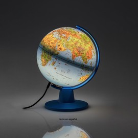Tecnodidattica 0316LCSASP7NN04B Illuminated Geographical Globe
