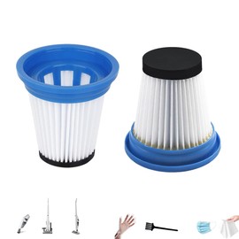 NKA 2 Pack 520280 HEPA Replacement Filters Compatible with Kenmore DS1030 DS1020 Cordless Stick Vacuum Cleaner, Washable & Reusable Filters for 2-in-1 Handheld Lightweight Vacuum with LED Headlight