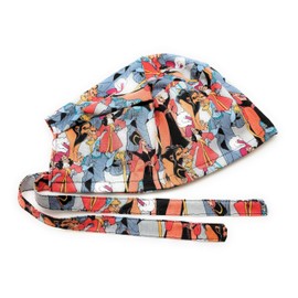 Scrub Hat Male Villains Cartoon Characters Animated Movies Cotton Fabric Cap Do-Rag Skull Multi Color