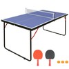 4.5ft Ping Pong Table, Foldable & Portable Table Tennis Table