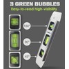 URASISTO 2 Pack Torpedo Level 9-INCH Level with 45°/90°/180° Bubbles,