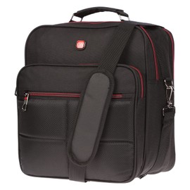 Christian Wippermann Flight Companion Bag Shoulder Bag Work Bag Men's Bag with TÜV Tested RFID Protection Black