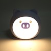 Cute Pig Night Lamp Stepless Dimming 3 Levels Brightness USB